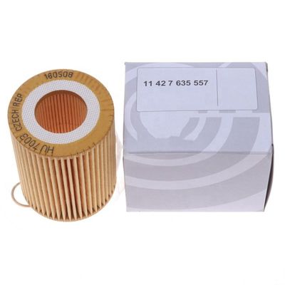 Reparación de vehículos, piezas, filtro de aceite, elemento 11427635557 Apto para BMW