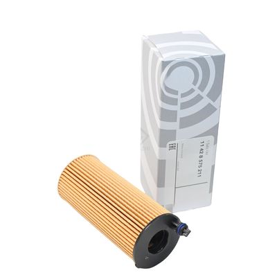Elementos de filtro de aceite del motor del vehículo 11428575211 para BMW Serie 3 Serie 5