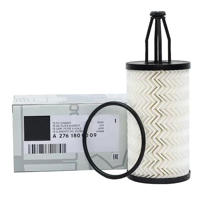 Parte del motor del vehículo Elemento de filtro de aceite original A2761800009 Para BENZ
