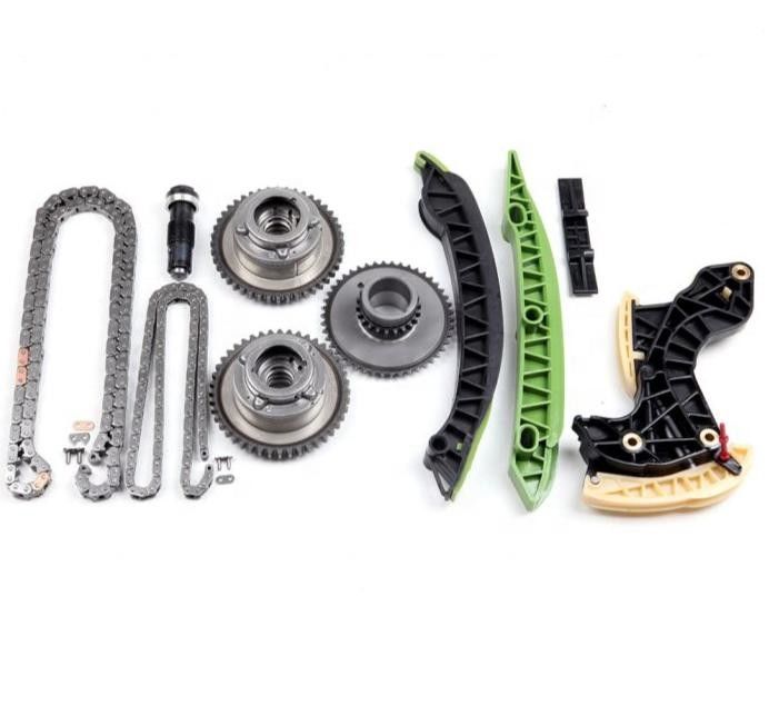 Reemplazo automático de piezas WRR M271 Regulador de entrada y escape del eje de resorte del motor Kit de cadena de tiempo para Mercedes Benz M271 Tipo de vehículo con motor W204 W212